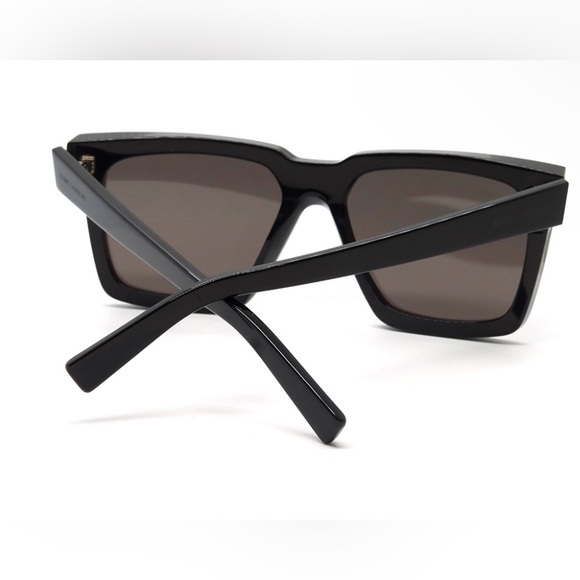 NEW SAINT LAURENT SQUARE SUNGLASSES SL610 001 BLACK WOMEN SL 610 001 EYEWEAR - Picture 2 of 4